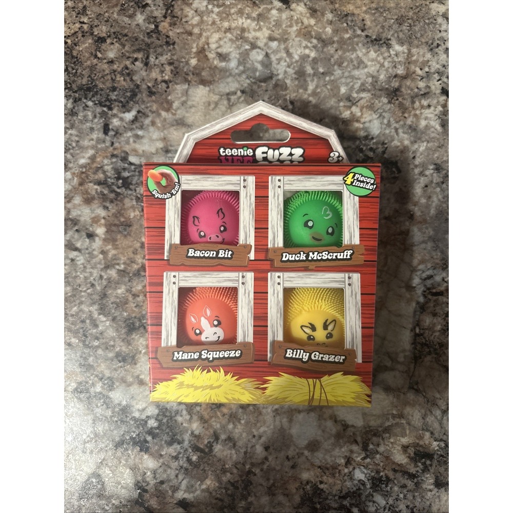 2026‎ NeeDoh Nee Doh Teenie FuzzBall Farmyard Tractor Supply 100% Authentic